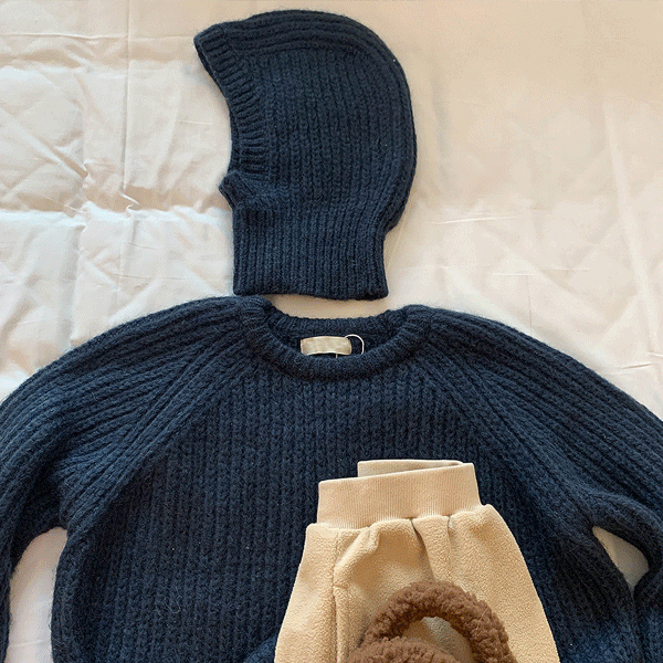 워머후드세트-knit