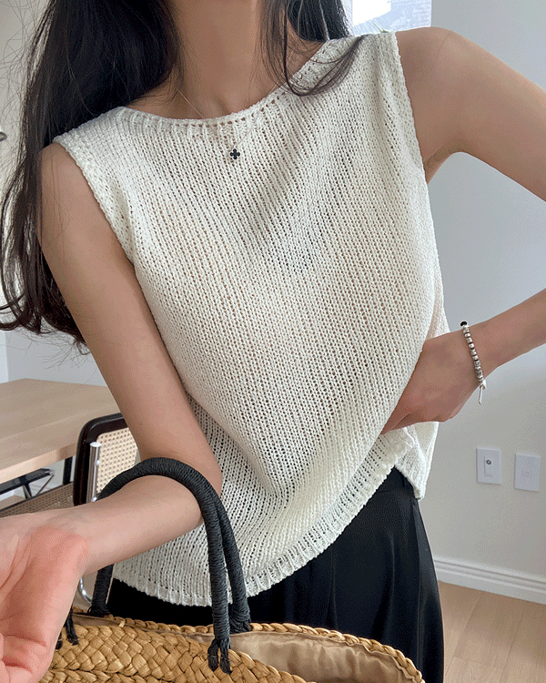 모닝슬리브리스-knit